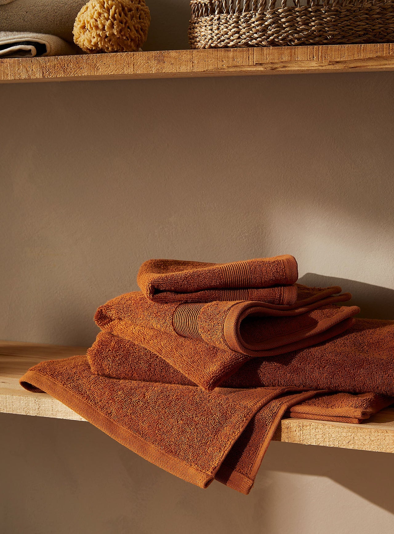 Braided border Turkish cotton towels
