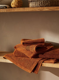 Braided border Turkish cotton towels