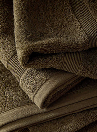 Braided border Turkish cotton towels