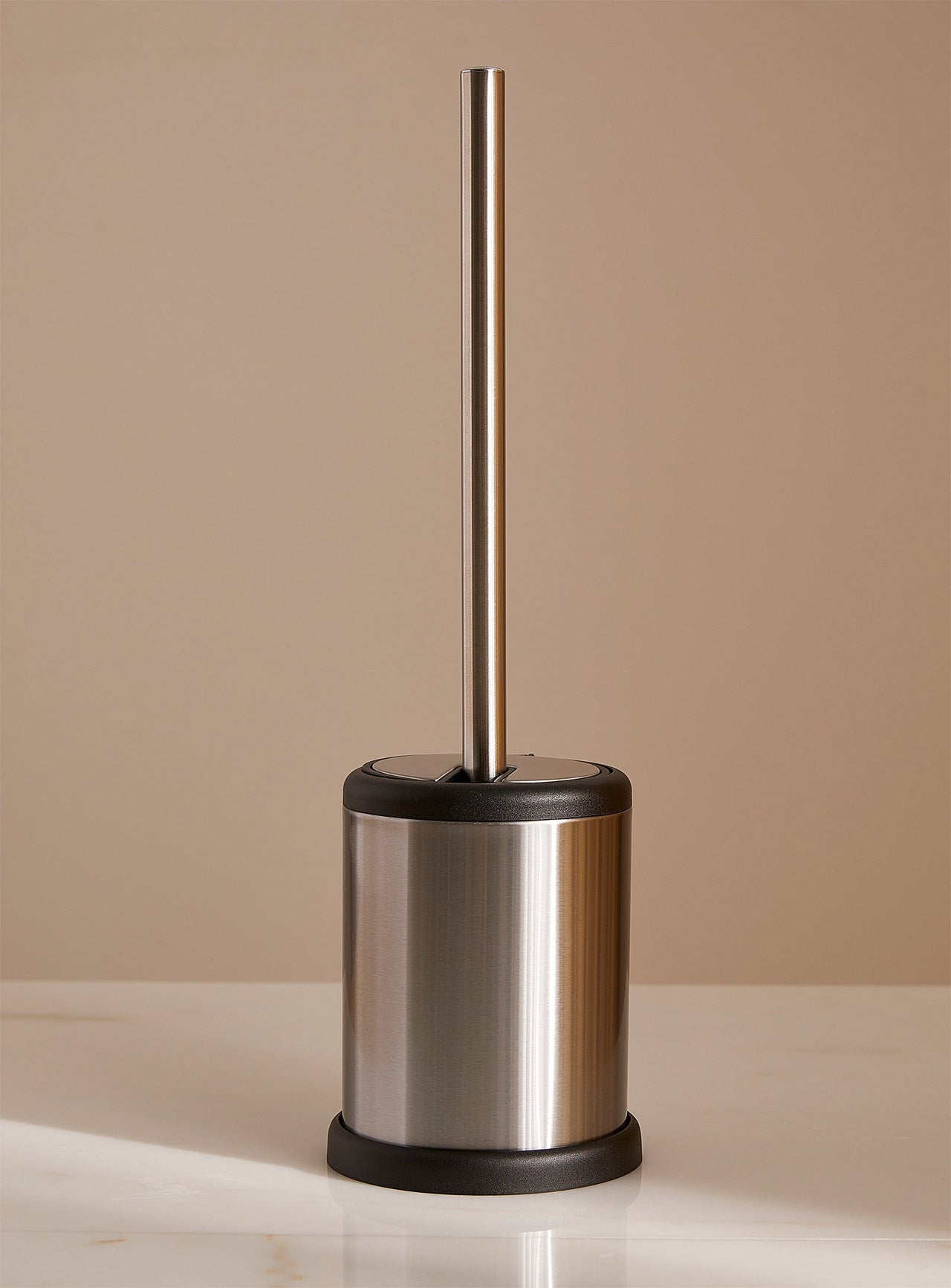 Stainless steel toilet brush