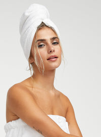 Thumbnail for Enveloping hair towel