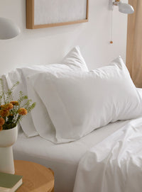 Egyptian cotton and bamboo 330-thread-count pillowcase set