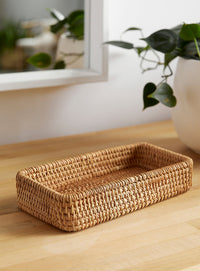 Thumbnail for Small rattan basket