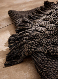 Looped cobblestone bath mat