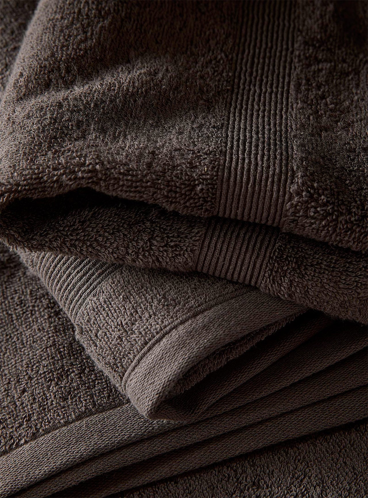 Braided border Turkish cotton towels