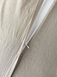 Thumbnail for Linen and cotton duvet cover set