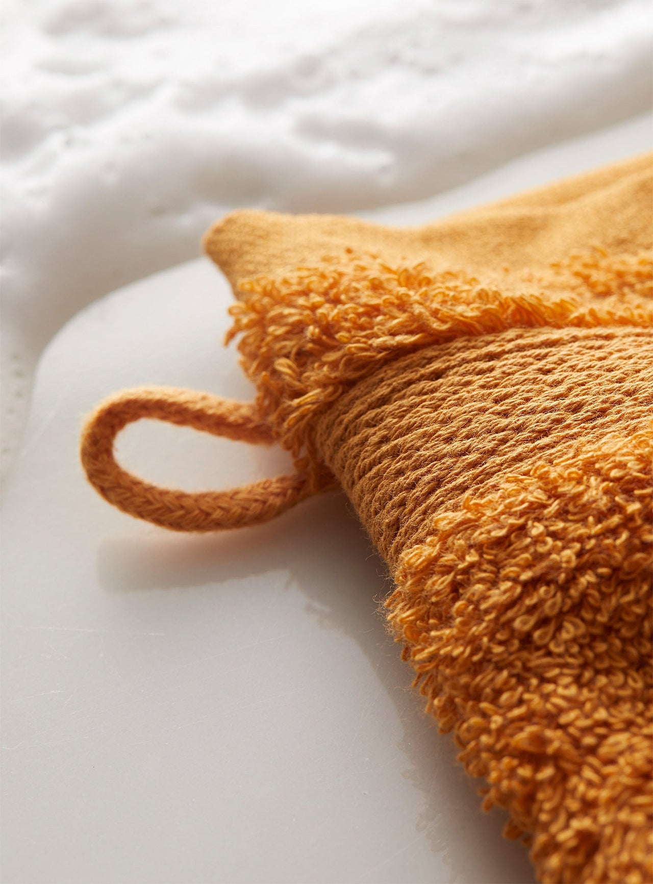 Egyptian cotton wash mitt