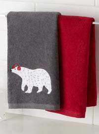 Thumbnail for Polar bear hand towels