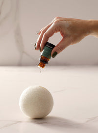 Natural wool drying balls