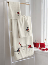 Thumbnail for Christmas bird towels